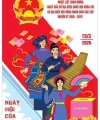 Tuyên truyền, cổ động trực quan kỷ niệm 80 năm Ngày Tổng tuyển cử đầu tiên bầu Quốc hội Việt Nam; Bầu cử đại biểu Quốc hội khóa XVI và bầu cử HĐND các cấp