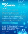 Học sinh Trường THPT Nguyễn Đình Chiểu tham gia FPTU Open Day – TechXperience 2026