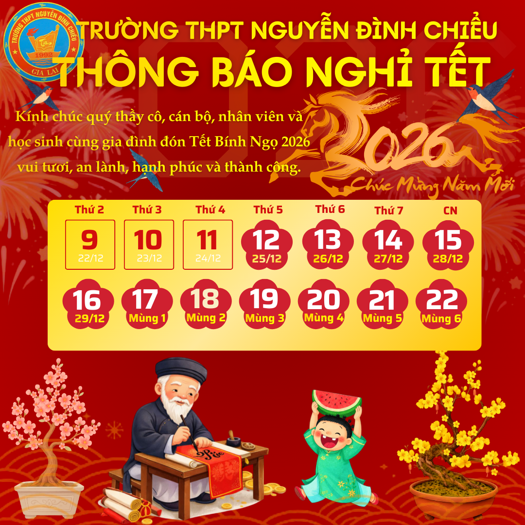 Đỏ và Vàng Truyền thống Tết Nguyên Đán Bài đăng Instagram